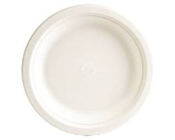 GREEN WAVE INTERNATIONAL TW-POO-001 PLATE 6" COMPOST WHT