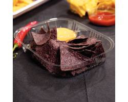 PACTIV YCI880620000 TRAY NACHO 2 COMP 2-1/2 OZ PLAS CLR