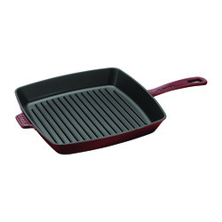 ZWILLING J.A. HENCKELS 12123087 PAN GRILL SQR 12" CAST IRON GRENADINE
