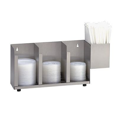 DIVERSIFIED METAL PROD CTLD-15A ORGANIZER COUNTERTOP 3 SECTION SS