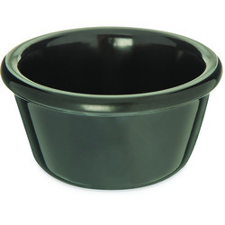 CARLISLE FOOD SERVICE PRODUCTS S28303 MELAMINE SMOOTH RAMEKIN,4 OZ,BLACK