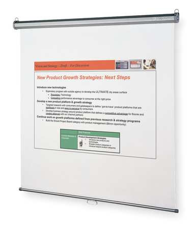 QUARTET 684S WALL OR CEILING PROJECTION SCREEN