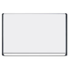 BI-SILQUE VISUAL COMMUNICATION PRODUCTS MVI030401 DRY ERASE BOARD,24X36,WHITE/SILVER