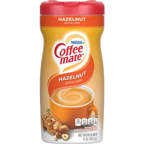 NESTLE 12345 COFFEE-MATE CANISTER,15OZ., HAZELNUT