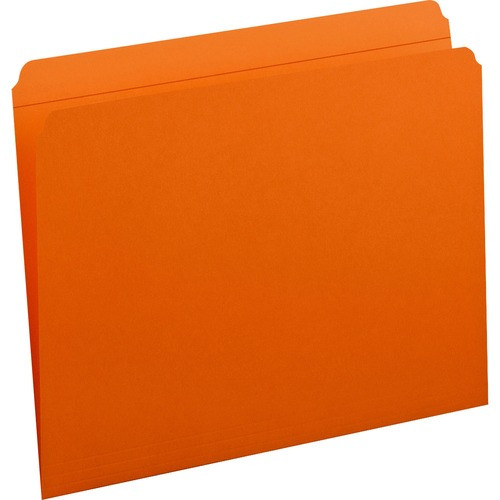 SMEAD MANUFACTURING CO. 12510 FILE FOLDER,LETTER,100/BX,ORANGE