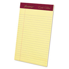 AMPAD CORPORATION 20-004 GOLD FIBRE WRITING PADS,LEGAL RULE,5 X 8