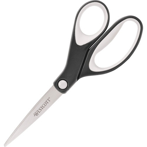 ACME UNITED 15588 SCISSORS,STRAIGHT,8,SOFT HANDLE,BLACK