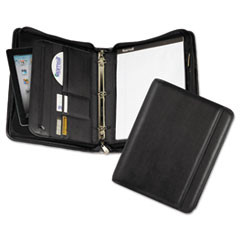 SAMSILL 15650 ZIPPER BINDER,STORAGE, BLACK