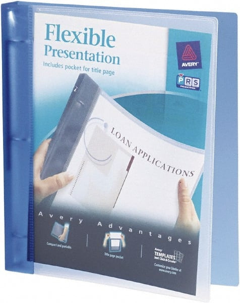 AVERY 17675 FLEXIBLE PRESENTATION BINDER,VIEW POCKET