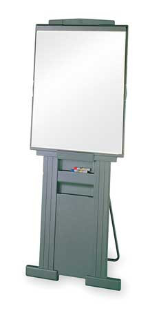 QUARTET 200E QUARTET PORTABLE EASEL,72" HIGH, GRAY