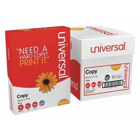 UNIVERSAL UNV11289 PAPER,XERO20LB.,LTRWHITE,5RM/CN,PK5