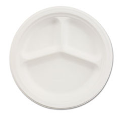 HUHTAMAKI FOODSERVICE 21228 PAPER DINNERWARE,WHITE,500/CT