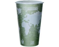 ECO-PRODUCTS EP-BHC16-WA WORLD ART HOT CUPS,100/PK,10 PKS/CARTON