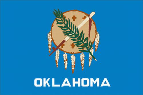 VALLEY FORGE FLAG CO 82232360 OKLAHOMA FLAG,SPECTRAMAX,SEWN NYLON