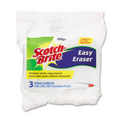 3M COMPANY 833 ERASING PAD, BLUE, 3/PACK,SYNTHETIC FIBE