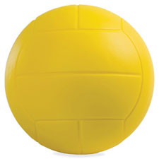 CHAMPION SPORT VFC COATED FOAM SPORT BALL,VOLLEYBALL,YELLOW