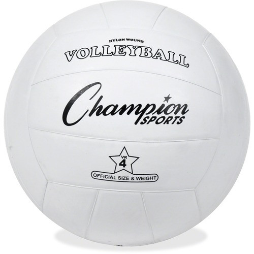 CHAMPION SPORT VR4 RUBBER SPORTS BALL,FOR VOLLEYBALL,WHITE
