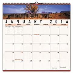 AT-A-GLANCE 88200 WALL CALENDAR,RECYCLED,PLAN LANDSCAPE