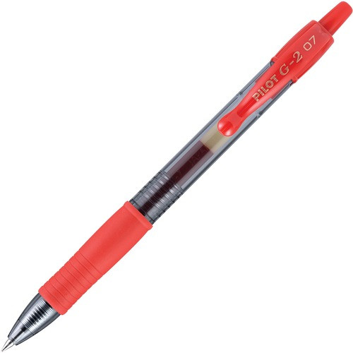 PILOT PEN CORPORATION 31022 GEL PEN,FINE POINT,RED INK