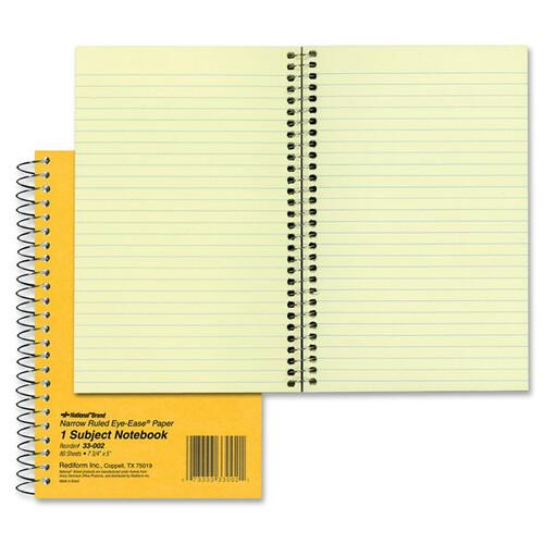 REDIFORM 33002 NOTEBOOK,1 SUBJ,80 SHTS,NARROW RULED