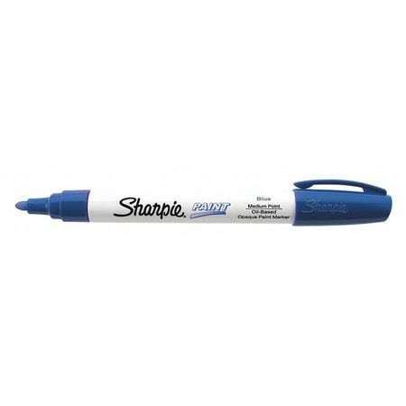 SANFORD CORPORATION 35551 PAINT SHARPIE,OIL BASE,MEDIUM POINT,BLUE