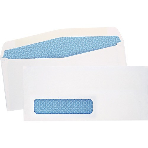QUALITY PARK 90130 WINDOW ENVELOPE,#10,WHITE,500/BOX