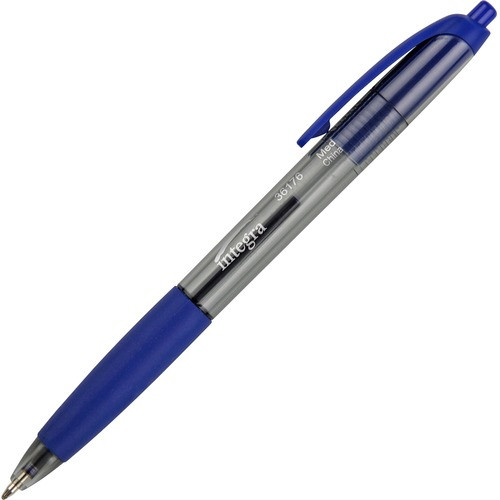 INTEGRA 36176 BALLPOINT PEN,RETRACT,NONREFILLABLE,MED