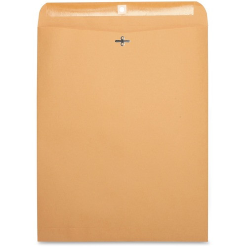 BUSINESS SOURCE 36667 CLASP ENVELOPES,100/BX,BROWN KRAFT