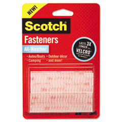 3M COMPANY RFD7090 HOOK AND LOOP FASTENER TAPE, 1" X 3"
