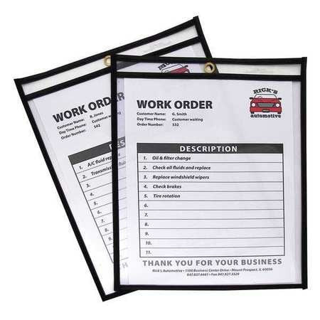 C-LINE PRODUCTS 46911 SHOP TICKET HOLDER,STITCHED,25/BOX