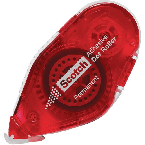 3M 6055 ADHESIVE DOT ROLLER,.31"X49', CLEAR
