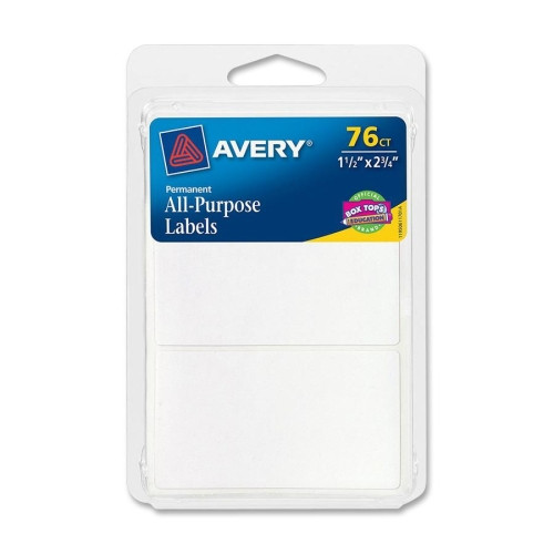 AVERY 6117 LABEL,RECT,PERM