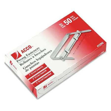 ACCO BRANDS USA LLC A7012992H PRONG FASTENER,2",2PC,PK50