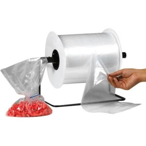 BOX PARTNERS AB211 POLY BAGS ON A ROLL, 2 MIL, 4" X 8", CLE