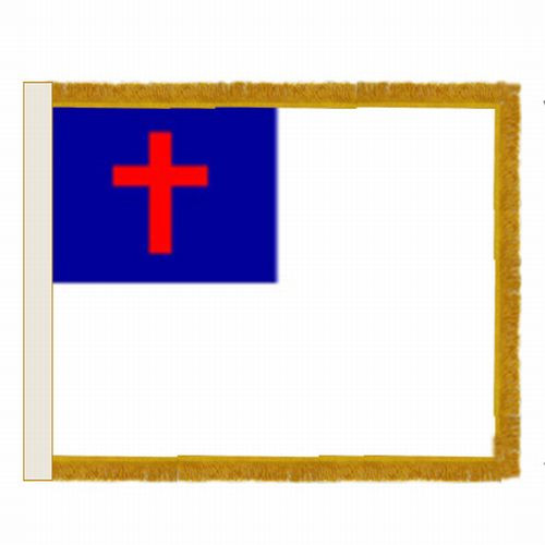 VALLEY FORGE FLAG CO 35259000 PERMA-NYL 3'X5' NYLON INDOOR CHRISTIAN F