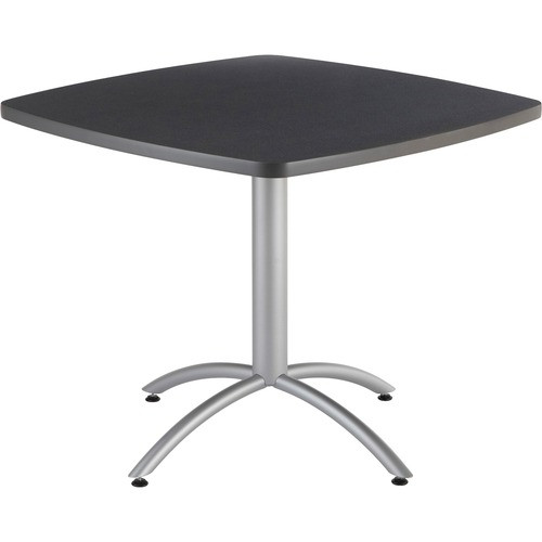 ICEBERG 65618 CAFE TABLE,36" SQUARE, 36"X30",GRAPHITE