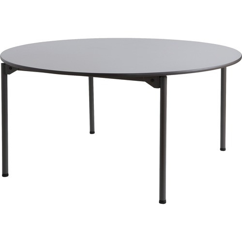 ICEBERG 65867 ROUND FOLDING TABLE,60X6X29-1/2,GRAY