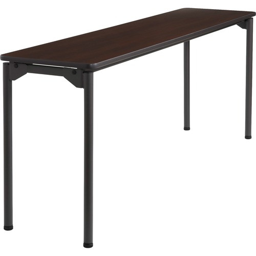ICEBERG 65884 WOOD FOLDING TABLE,ICEBERG,18X72,WALNUT