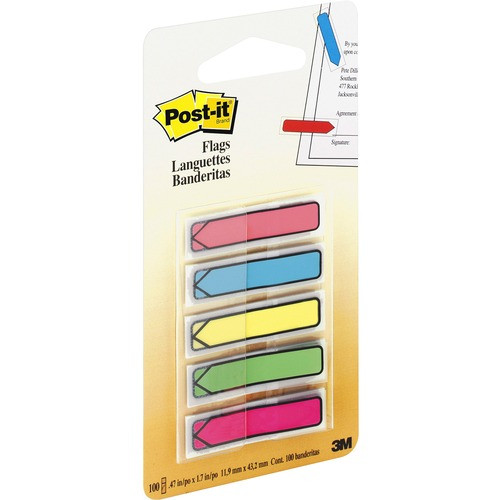3M 684ARR2 3M  STANDARD ARROW FLAGS, 1/2"X1-3/4", 1
