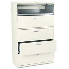 HON 695LL 5 DRAWER LATERAL FILE, W/LOCK