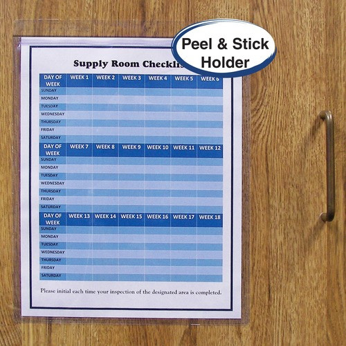 C-LINE PRODUCTS 70912 HOLDER,SHOPTICKET,ADHS,9X12