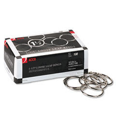 ACCO BRANDS USA LLC 72204 RING,LEAF,LOOSE,1-1/2"