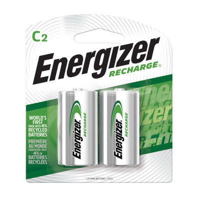ENERGIZER NH35BP-2 RECHARGE NIMH C BATTERY 2PK