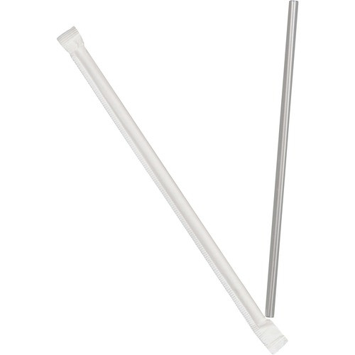 DIXIE PAPER PRODUCTS JW74 JUMBO STRAWS,TRANSLUCENT,500/BOX
