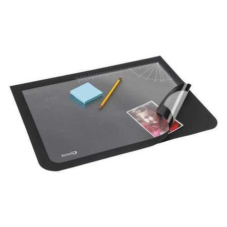 ARTISTIC LLC 41700S DESKPAD,LOGO,22X17,BK