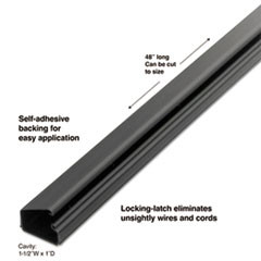 MASTER CASTER 00207 LOCKING CHANNEL,1",BLACK,1/PACK