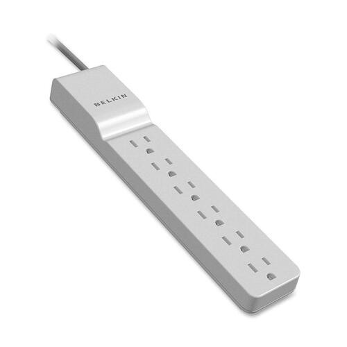 BELKIN COMPONENTS BE106000-04 6 OUTLET 720J 4' CORD SURGE
