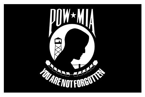 VALLEY FORGE FLAG CO 46332650 SPECTRAPRO 4'X6' SPUN POLYESTER POW/MIA 