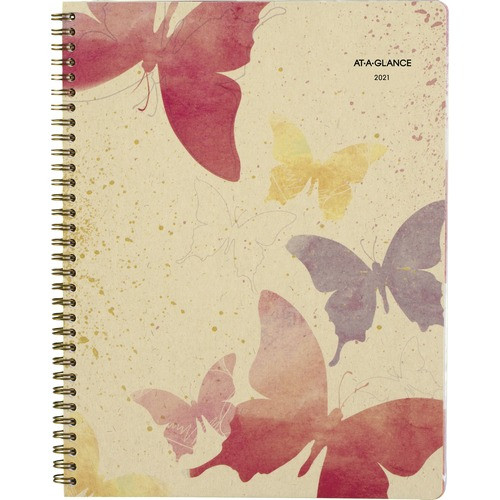 AT-A-GLANCE 791905G WEEKLY MONTHLY PLANNER,WATERCOLORS