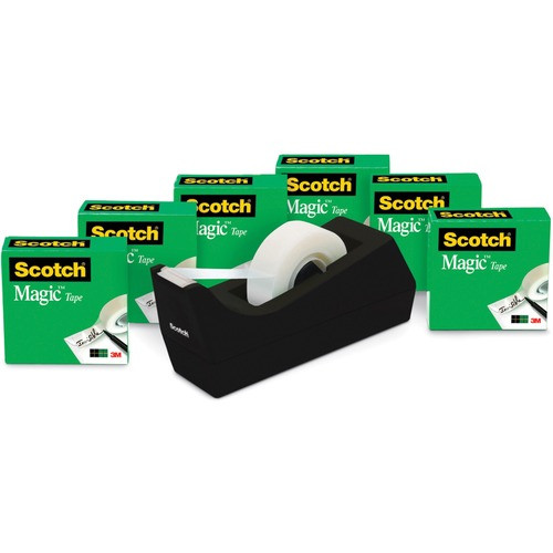 3M 810K6C38 3M  TAPE DISPENSER, W/6 ROLLS, 1" CORE 3
